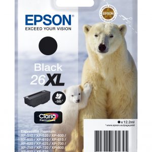 ÷ Tinta original epson t2621 xl negro c13t26214012 12.2ml