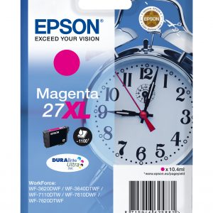 ÷ Tinta original epson t2713 xl magenta c13t27134022 10.4ml - con alarma