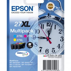 ÷ Tinta original epson t2715 xl multipack 3 colores c13t27154012