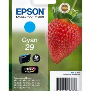 ÷ Tinta original epson t2982 cian c13t29824022 3.2ml - con alarma
