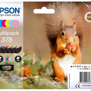 ÷ Tinta original epson t3788 multipack 6 colores c13t37884010