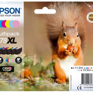 ÷ Tinta original epson t3798 xl multipack 6 colores c13t37984020