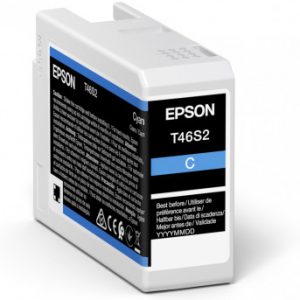 ÷ Tinta original epson t46s2 cian c13t46s200 25ml