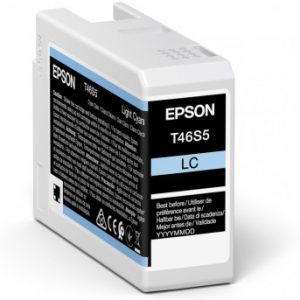 ÷ Tinta original epson t46s5 cian claro c13t46s500 25ml