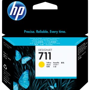 ÷ Tinta original hp n711 amarillo cz132a 80ml